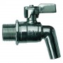 RUBINETTO A SFERA INOX CON LEVA 1/2"