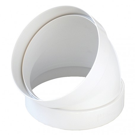 CURVA PER AERAZIONE CANALIZZATA 45  diametro  mm. 125