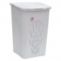 PORTABIANCHERIA  TRAFORATO  Lt. 50 cm 37 x  37 x  H 56 bianco