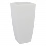 VASO QUADRO  STILO LAMP  cm 33 x 33 x h 70 lt15 ghia/luc.bia