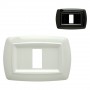 PLACCA  TONDÒ  "2591/WH" bianca (1 posto)
