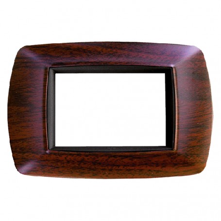 PLACCA EFFETTO LEGNO SCURO  LIFE  7 posti - "2987/LS"