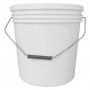 SECCHIO PLASTICO TRONCO CONICO Lt. 6  -  diametro  19 x h.21 cm