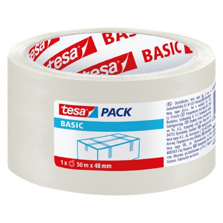 NASTRO PER IMBALLAGGIO  BASIC PP  "58572" mm 48 x mt. 50 trasparente