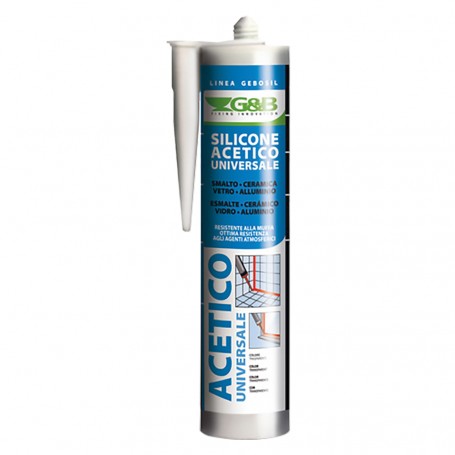SILICONE ACETICO UNIVERSALE  GEBOSIL  avorio ml 280