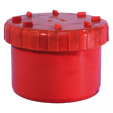 TAPPO A VITE IN PVC  diametro   160