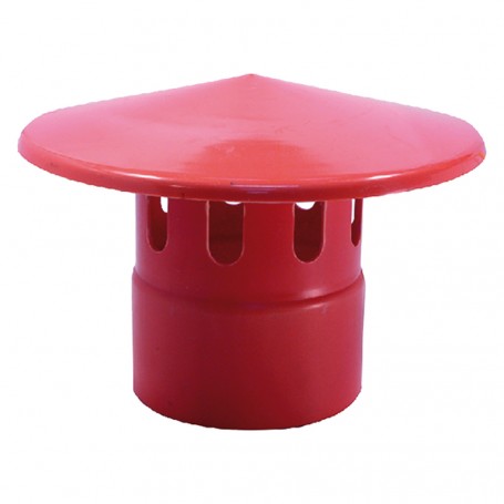TESTA ESALATORE IN PVC  diametro  80