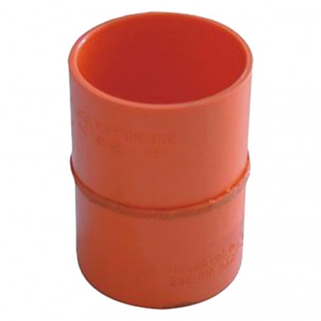MANICOTTO CON BATTENTE IN PVC  diametro  140