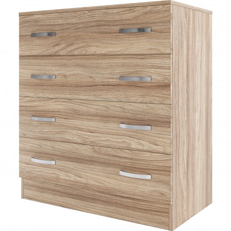 KIT CASSETTIERA 4C CM.90X80X45 ROVERE BARLY K021