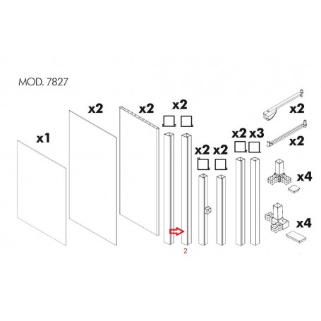 ZZ-PANNELLO POSTERIORE X1 X KIT COPRILAVATRICE
