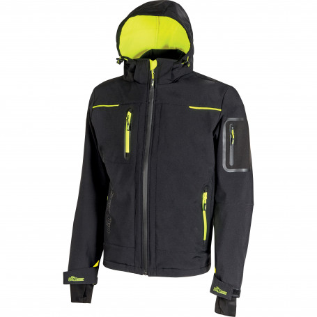 GIACCONE SPACE NERO-GIALLO TAGLIA XL