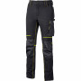 PANTALONE ATOM SLIM FIT NERO-GIALLO TG.M