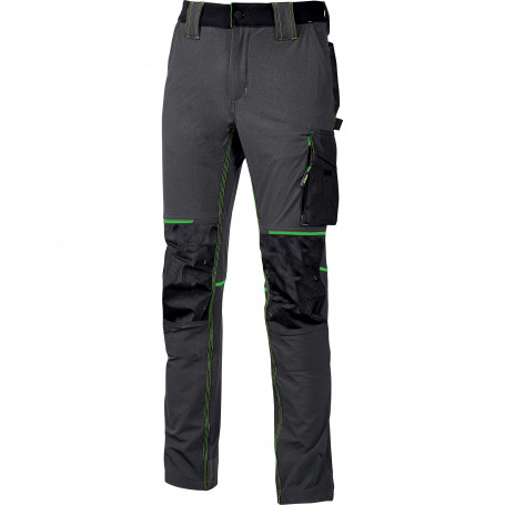 PANTALONE ATOM SLIM FIT GRIGIO-VERDE TG.XL