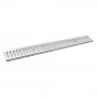 GRIGLIA ZINCATA PER CANALETTA A15  COMPACT  cm 100 x 10