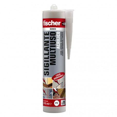 SILICONE ACRILICO  SA  RAL 9010 bianco ml 310