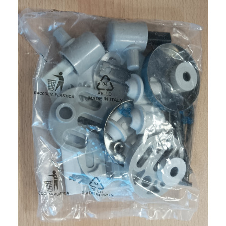 ZZ-ACCESSORI MONTAGGIO X SEDILE WC SLIM MOD.AP BIANCO UNIVERSALE