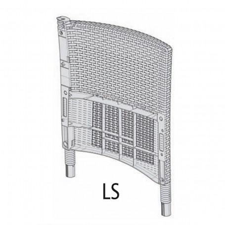 ZZ-FIANCO LS X ALLIBERT\KETER SET IOWA BALCONY CAPPUCC.