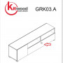 ZZ-PORTA G GRK03.A X KIT PARETE LIVING BRIDGE 207X170X34 BIANCO\B.LUC.