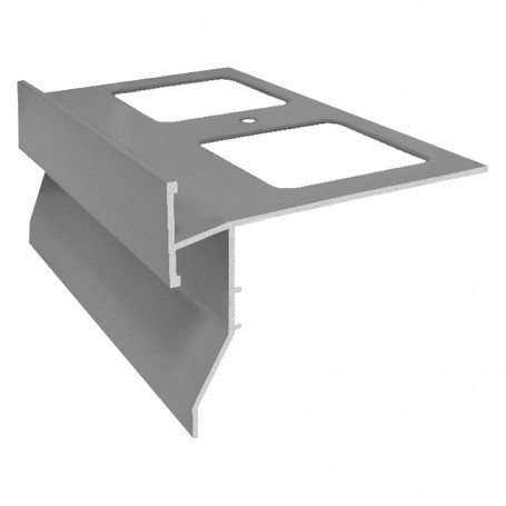 GOCCIOLATOIO PER BALCONI/TERRAZZE  TOP  in alluminio - larghezza 95 mm / lunghezza 2