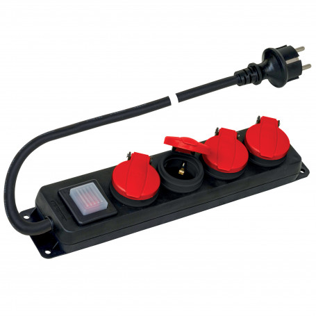 POLYPOOL PP2508 MULT. 4 PRESE SCHUKO IP44