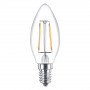 LAMPADA LED A FILAMENTO  OLIVA   CALDA 2700K  4W uguale a 35W E14 - 470 lm