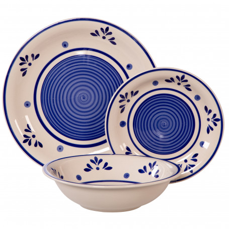 SERVIZIO PIATTI LAVENO STONEWARE PZ.18