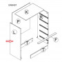 ZZ-FIANCO L GRK407 KIT CASSETTIERA 5C 80X111X45 CEMENTO CH.K4298