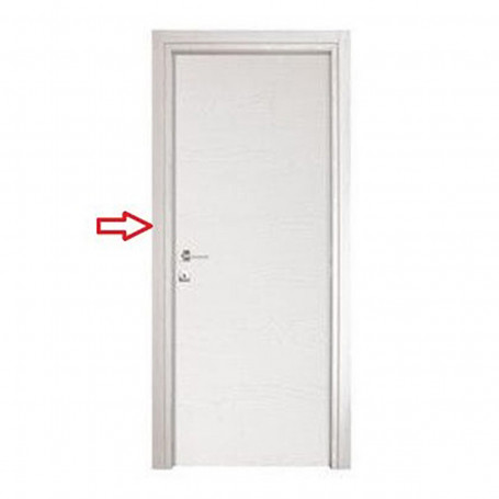 ZZ-STIPITI LATERALI +CORNICI X PORTA MOD MICROTEC SCORR. BIANCO 210X80