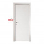 ZZ-STIPITI LATERALI +CORNICI X PORTA MOD MICROTEC SCORR. BIANCO 210X80