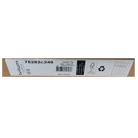 ZZ-BOX 2\3 75282c249 X KIT ARMADIO VERONA 2ASC  BIANCO CM.182