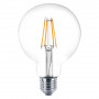 LAMPADA LED A FILAMENTO  GLOBO  CALDA 2700K  8W uguale a 75W E27 - 1055 lm