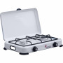 FORNELLO A GAS 2 FUOCHI C\COPERCHIO CAMPING MULTIFIRE 2