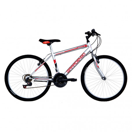 BICICLETTA DONNA  MTB  GIRARDENGO 24 - nero/fucsia