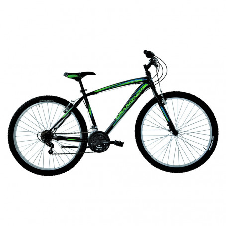 BICICLETTA UOMO  MTB  GIRARDENGO 27 - nero/verde