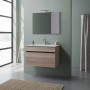 MOBILE BAGNO BOGOTA CM. 80 SOSPESO ROVERE FUMO