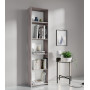 KIT LIBRERIA 4 RIPIANI ROVERE GRI. CM.L45XH183XD25