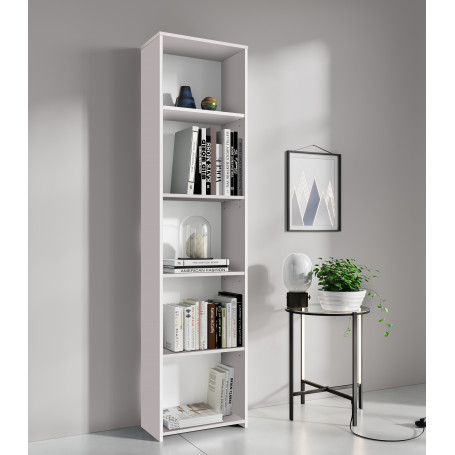 KIT LIBRERIA 4 RIPIANI BIANCO CM.L45XH183XD25