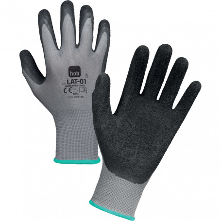 GUANTI HOB POLIESTERE\LATTICE SCHIUMATO  TG. 9
