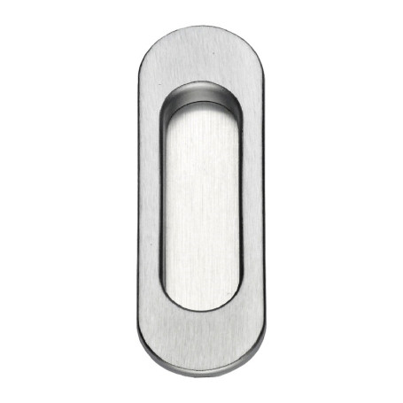 MANIGLIA OVALE P\PORTA SCORR S\FORO OTT CRO SAT