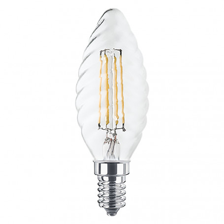 LAMPADA LED A FILAMENTO  SPIRALE  CALDA 2700K  4W uguale a 37W E14 - 470 lm
