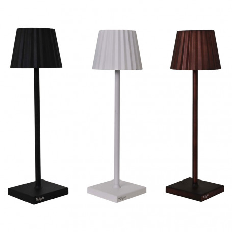 LAMPADA DA TAVOLO RICARICABILE  K-LIGHT  corpo colore ruggine