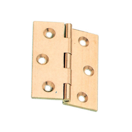 CERNIERA FRESATA 1\2 COLLO OTTONE SATIN 60X50 MM**