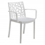 SEDIA IN POLIPROPILENE  MATRIX ARMCHAIR  bianco