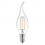 LAMPADA LED A FILAMENTO  FIAMMA  CALDA 2700K  4W uguale a 35W E14 - 470 lm
