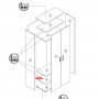 ZZ-MENSOLA E X KIT ARMADIO\SCARP. 2A CM.70X36X181H BIANCA