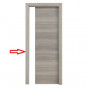 ZZ-STIPITI LATERALI +CORNICI X PORTA MOD.MICROTEC SCORR.ROVERE GRIGIO 210X90