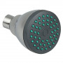 SOFFIONE LINEA  DARK GREY   diametro  70 mm - ABS cromato