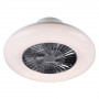 VENTILATORE A SOFFITTO / PLAFONIERA  VISBY   diametro  cm. 59 x h.20 - potenza luce 39