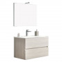 MOBILE BAGNO  EASY  base 81 x 47 x h.53 - rovere grigio