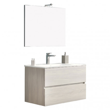 MOBILE BAGNO  EASY  base 101 x 47 x h.53 - rovere grigio